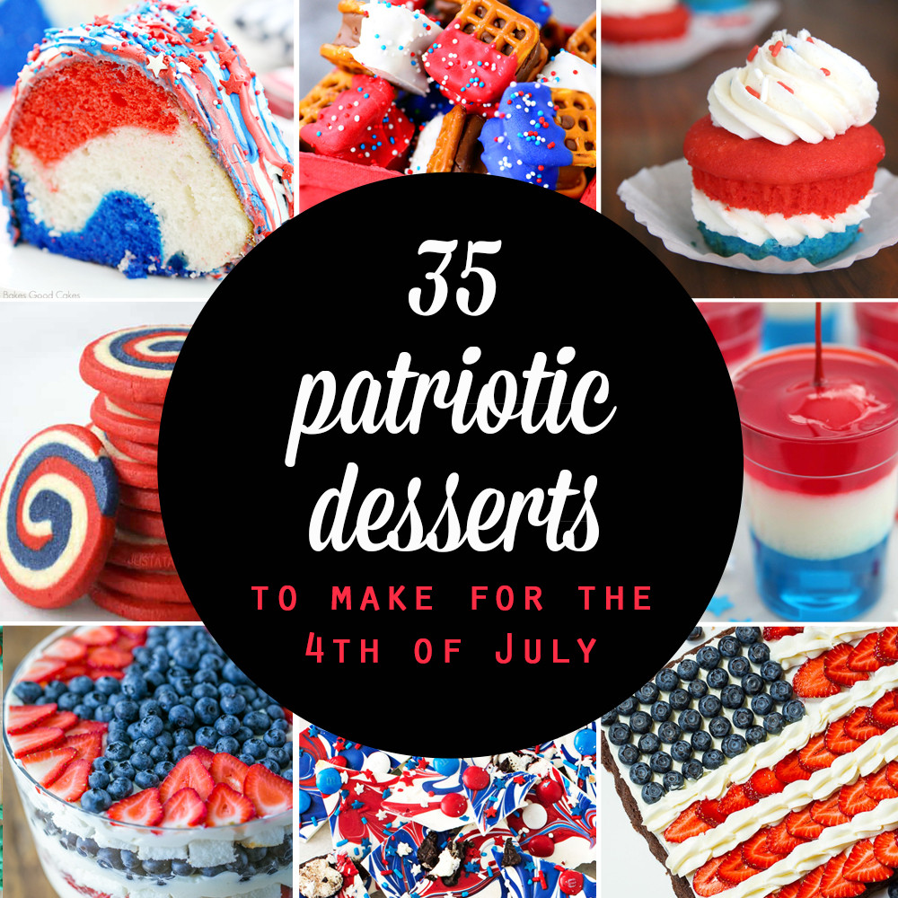 Fourth Of July Desserts Pinterest
 20 red white and blue desserts for the Fourth of July