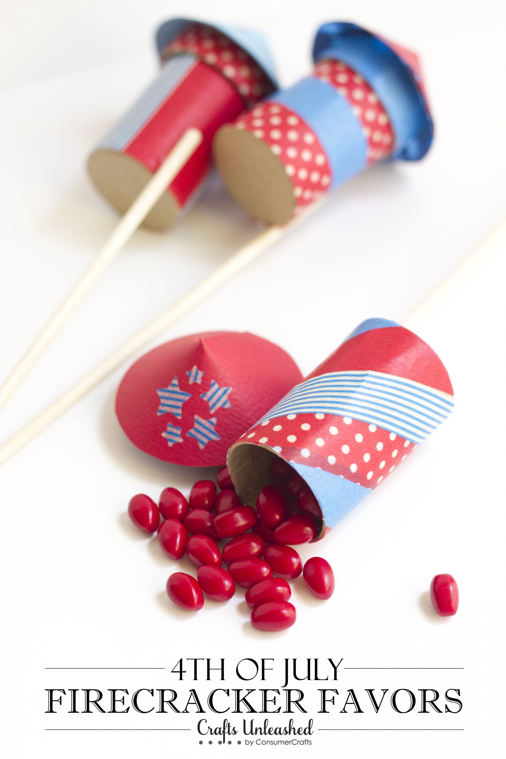 Fourth Of July Party Favors
 4th of July Party Ideas Firecracker Favors Tutorial