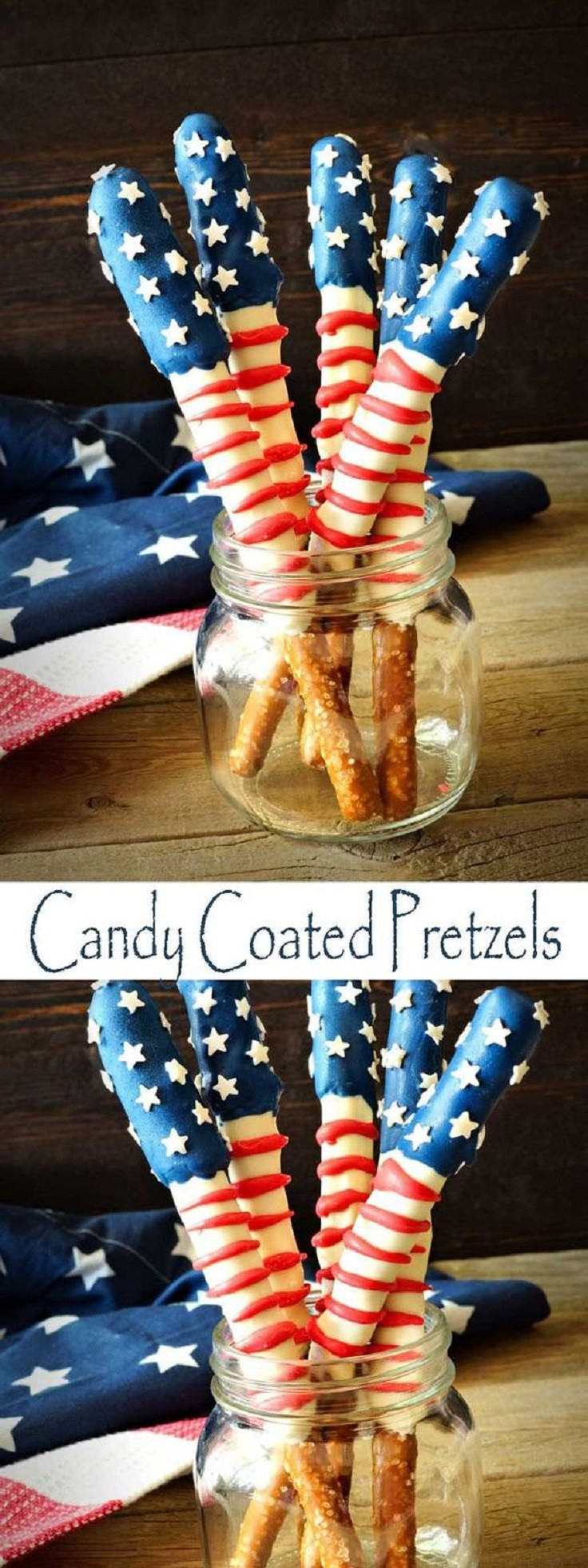 Fourth Of July Pretzels
 15 Victorious 4th of July Desserts to Honor This Special Day