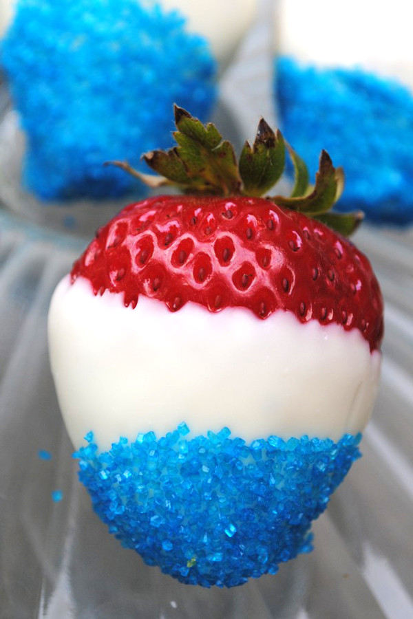 Fourth Of July Snacks And Desserts
 20 red white and blue desserts for the Fourth of July