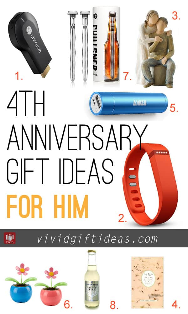 Fourth Year Anniversary Gift Ideas
 4th Wedding Anniversary Gift Ideas