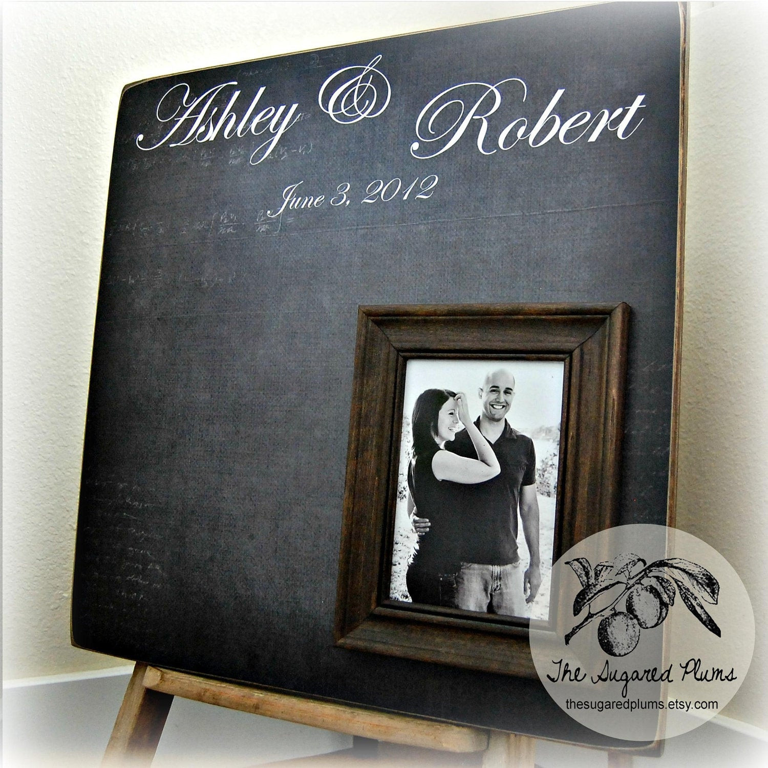 Frame Guest Book Wedding
 Guest Book Wedding Personalized Picture Frame by