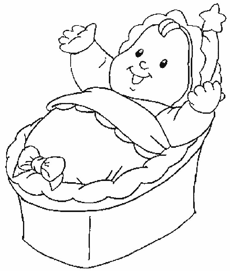 Free Baby Coloring Pages
 Free Printable Baby Coloring Pages For Kids