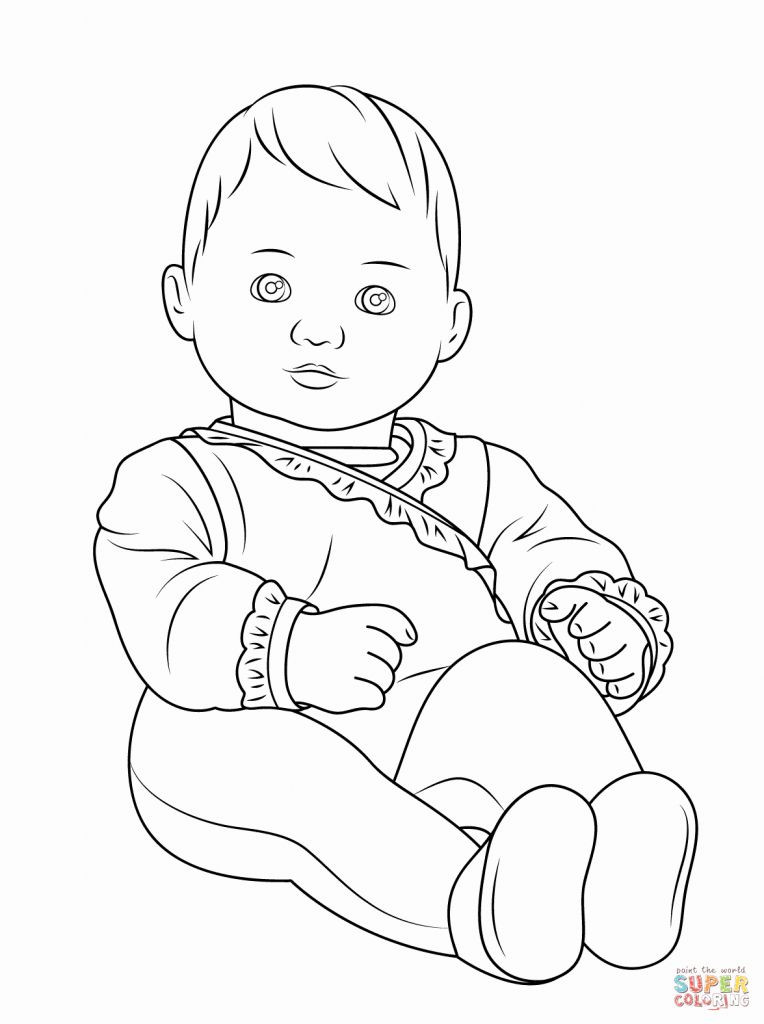 Free Baby Coloring Pages
 Baby Cinderella Coloring Pages at GetColorings