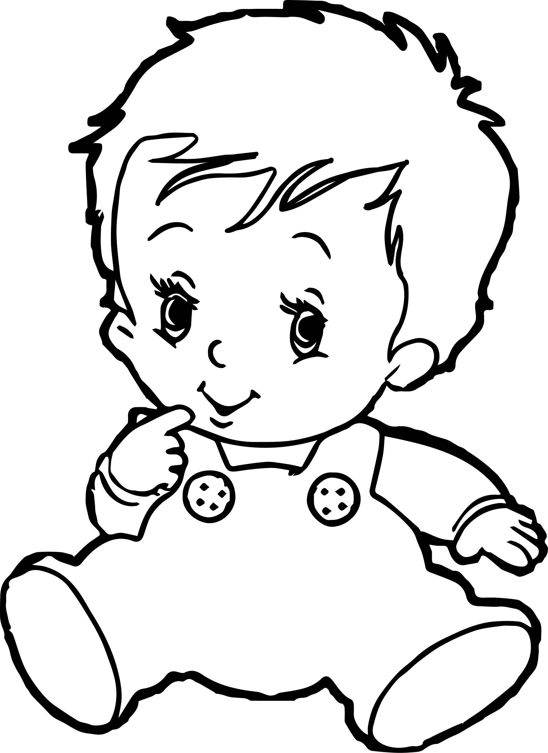 Free Baby Coloring Pages
 Free Printable Baby Coloring Pages For Kids