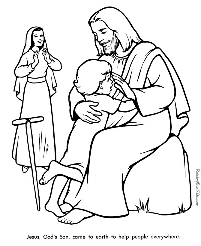Free Bible Coloring Pages For Kids
 Bible coloring sheets and pictures Free printable