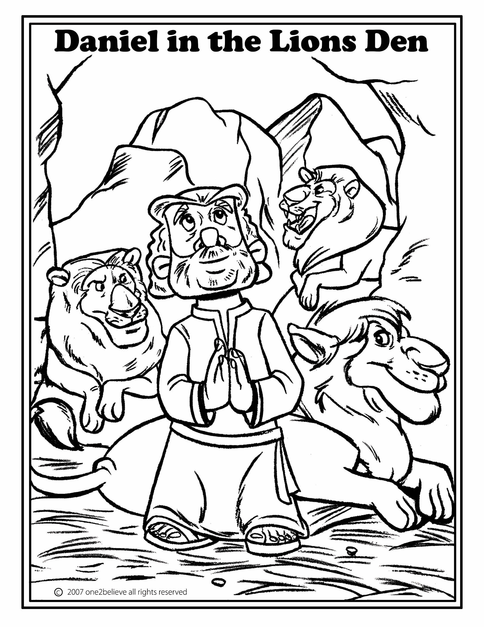 Free Bible Coloring Pages For Kids
 one2believe