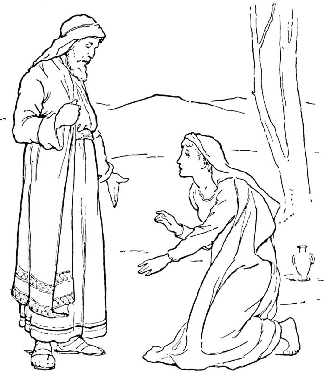Free Bible Coloring Pages For Kids
 Printable Bible Coloring Pages