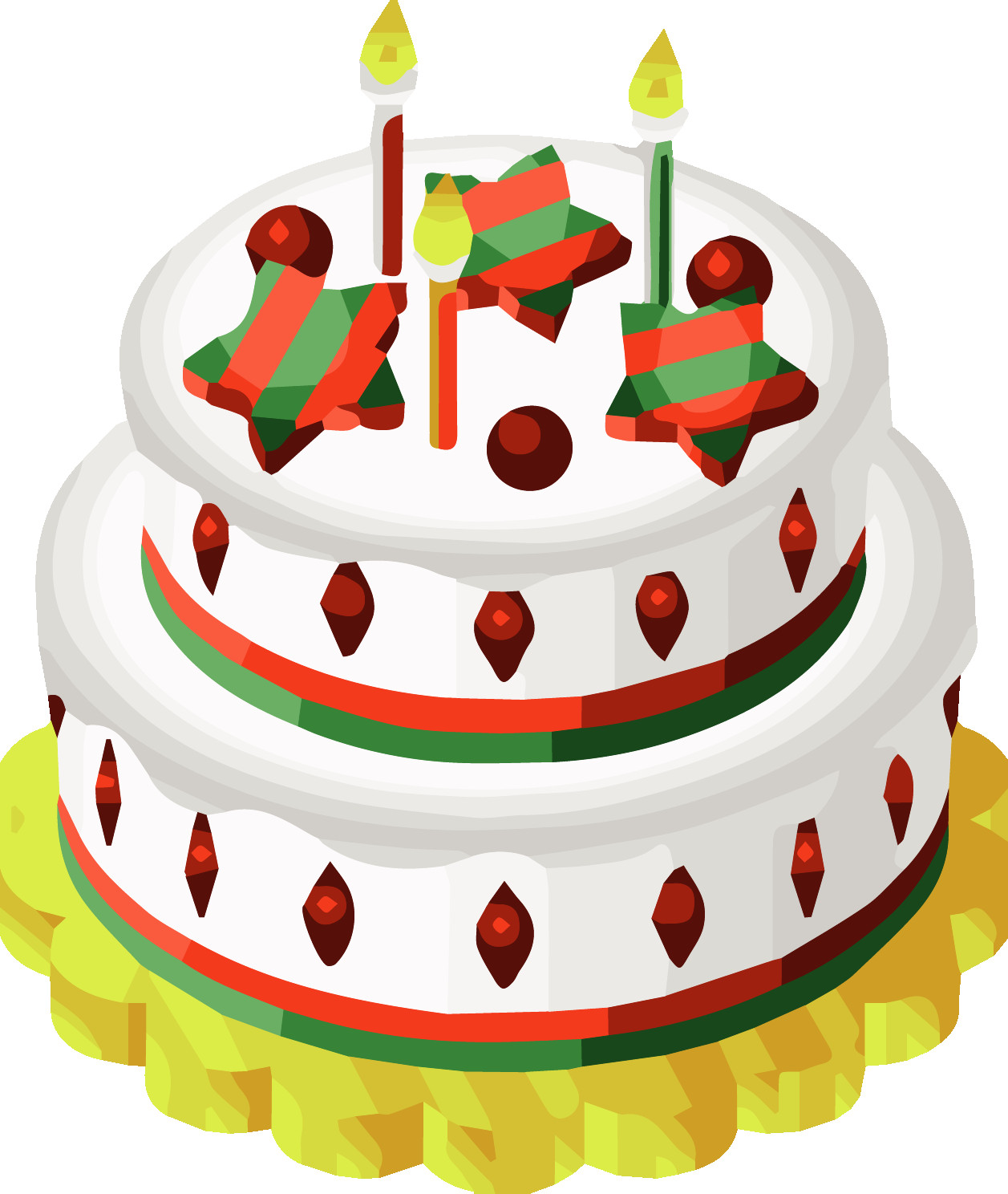 Free Birthday Cake Clip Art
 Christmas Birthday Clip Art List Deluxe