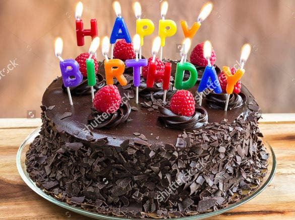 Free Birthday Cake
 20 Birthday Cake Templates PSD EPS