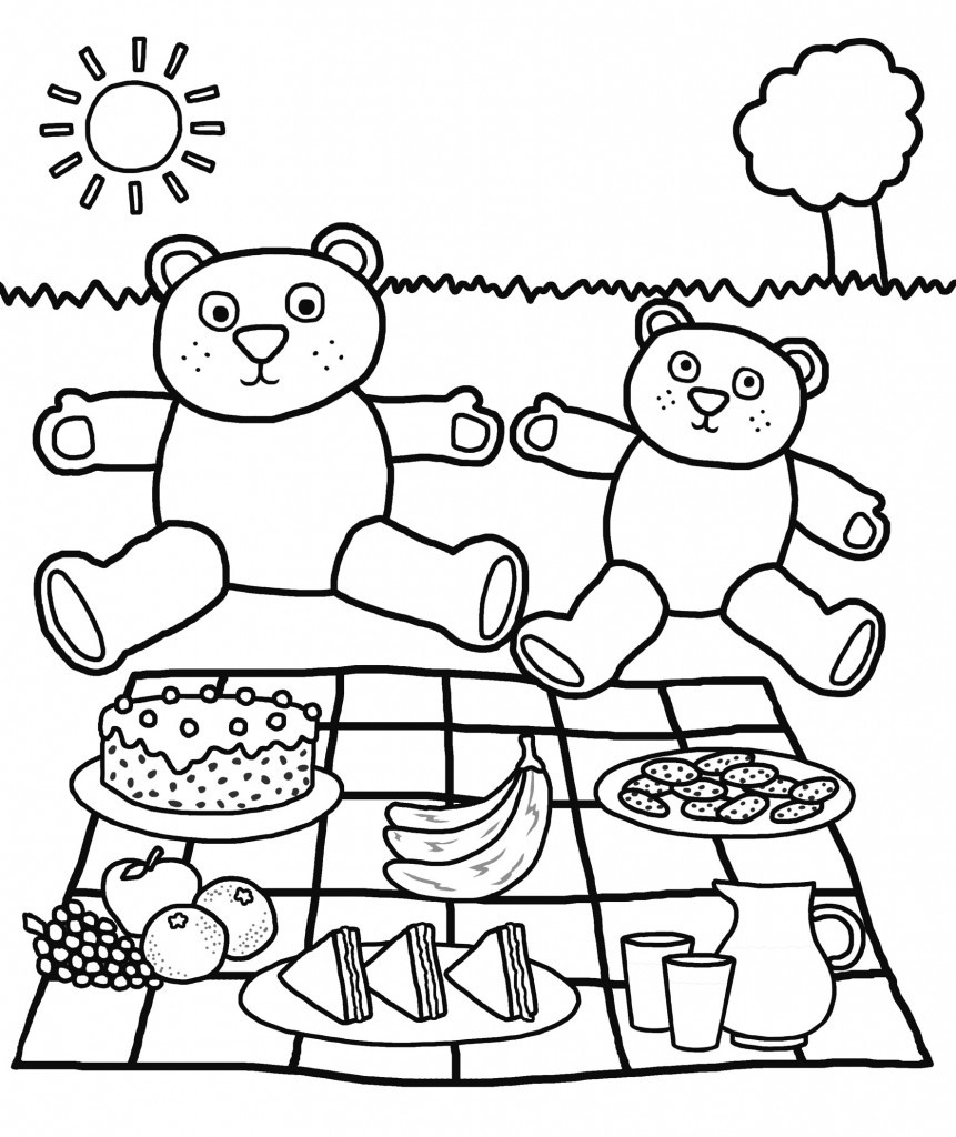 Free Coloring For Kids
 Free Printable Kindergarten Coloring Pages For Kids