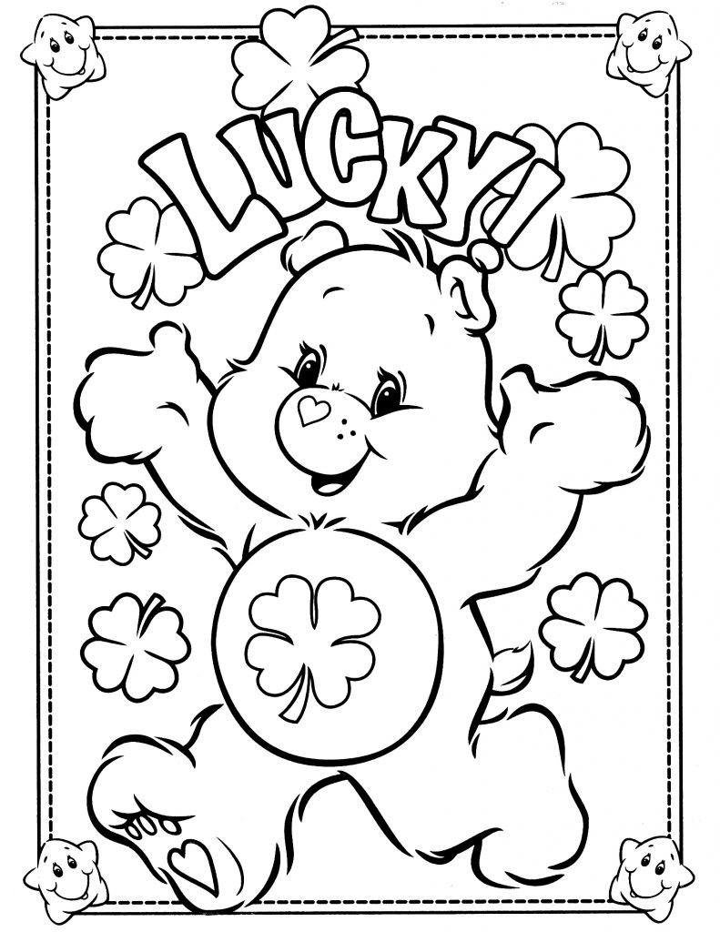 Free Coloring For Kids
 Free Printable Care Bear Coloring Pages For Kids