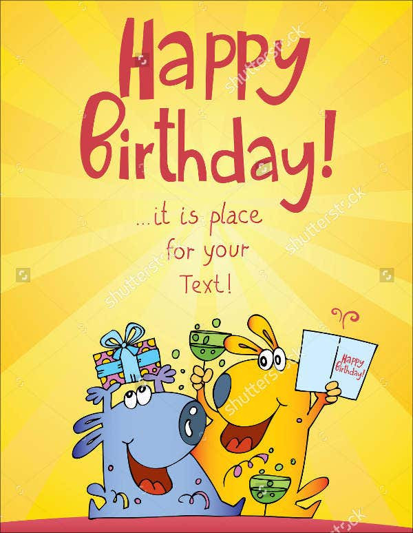 Free Funny Birthday Card
 9 Funny Birthday Card Templates Free PSD Vector AI EPS