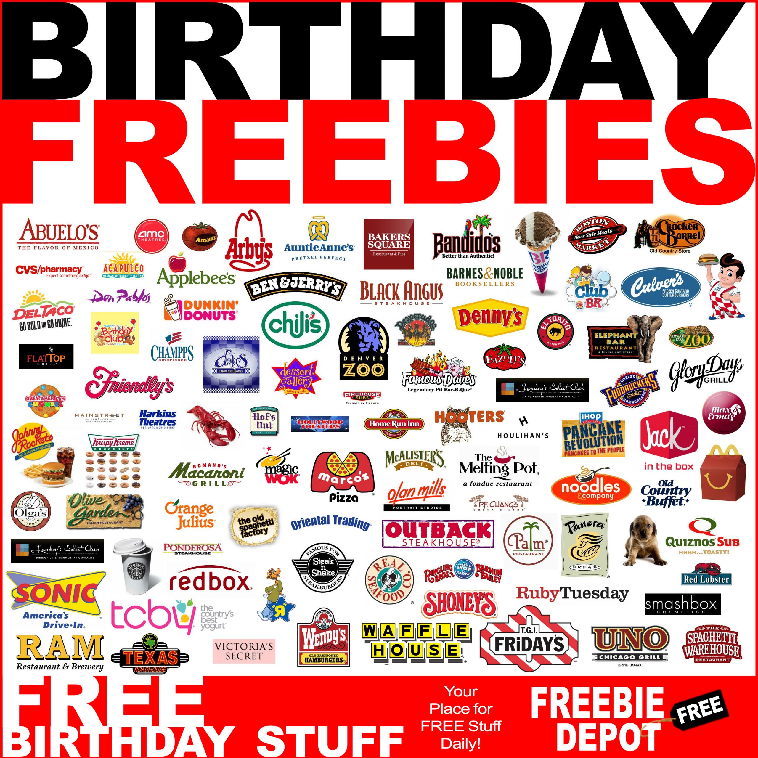 Free Gifts On Birthday
 2019 Birthday Freebies – FREE Birthday Stuff – Free