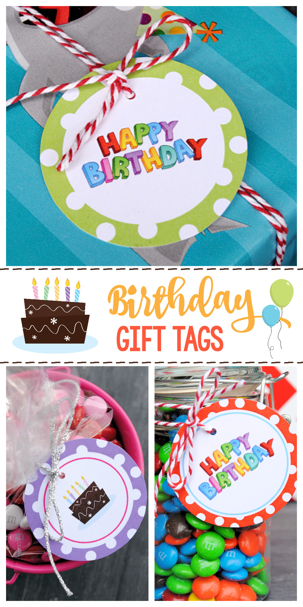 Free Gifts On Birthday
 Free Printable Birthday Gift Tags – Fun Squared