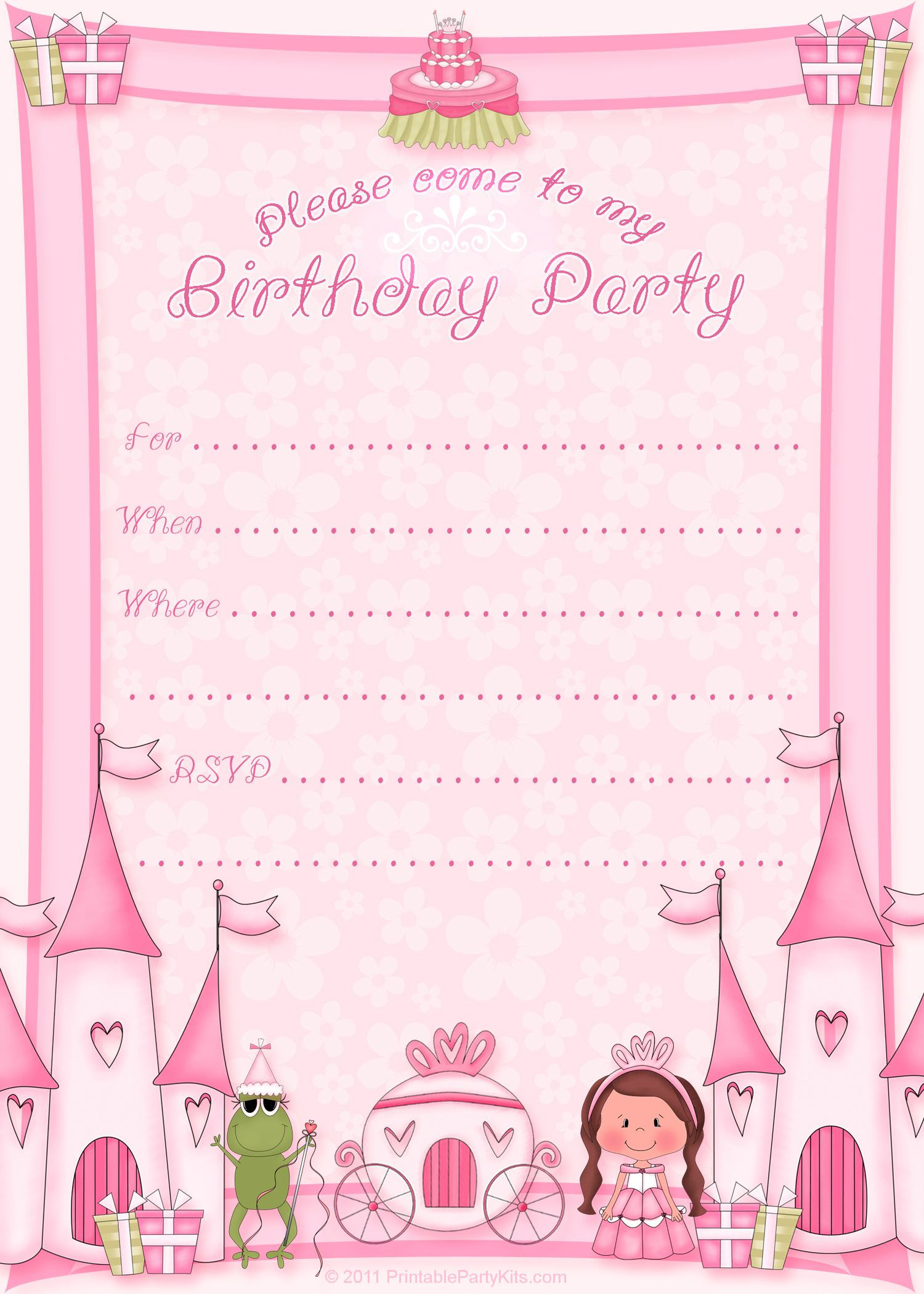 Free Online Birthday Invitations
 Birthday Invitation Card Birthday Invitation Card Maker