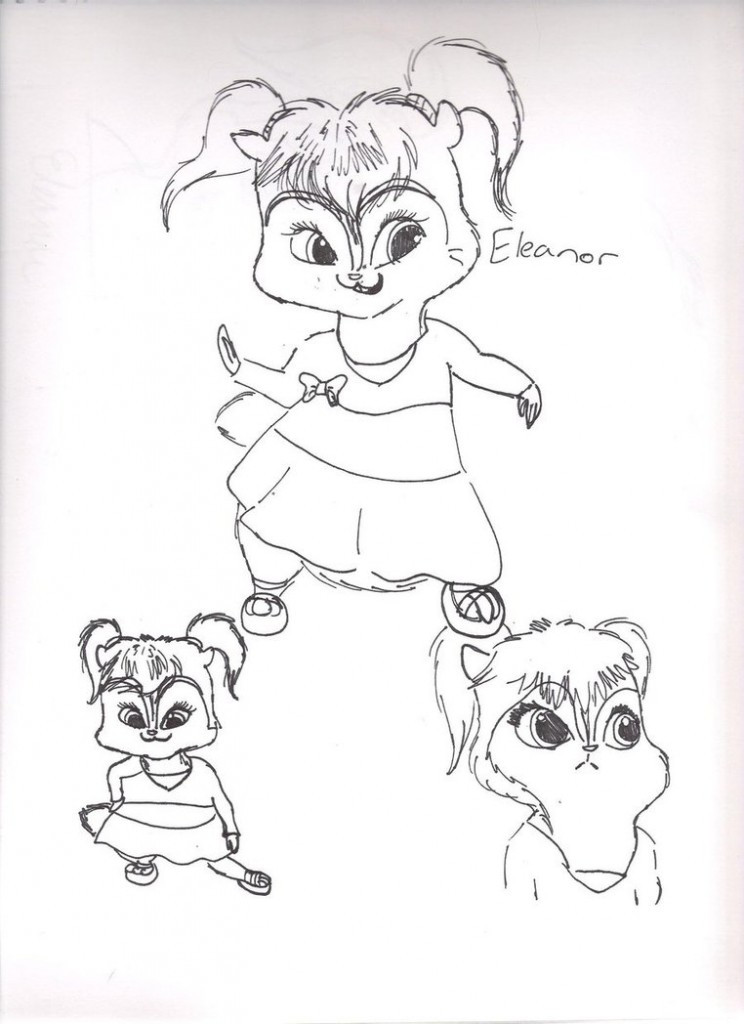 Free Online Coloring Pages For Kids
 Free Printable Chipettes Coloring Pages For Kids