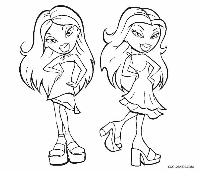 Free Online Coloring Pages For Kids
 Free Printable Bratz Coloring Pages For Kids