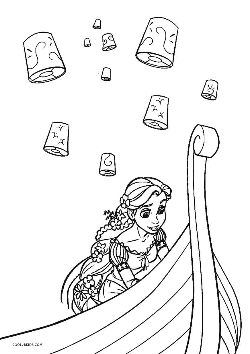 Free Online Coloring Pages For Kids
 Free Printable Tangled Coloring Pages For Kids