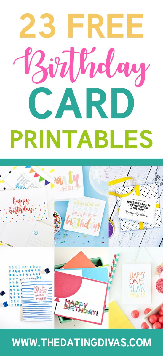 Free Printable Birthday Cards For Adults
 101 Free Birthday Printables