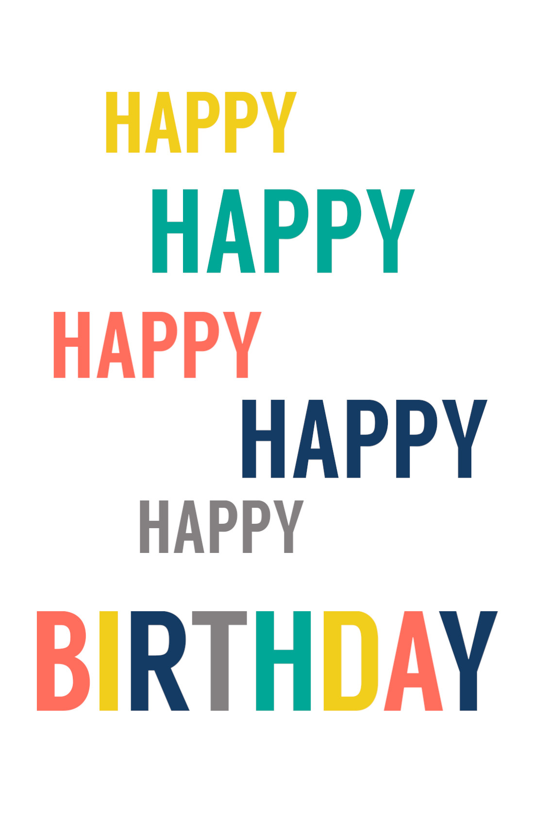 Free Printable Birthday Cards For Adults
 Free Printable Birthday Cards Paper Trail Design
