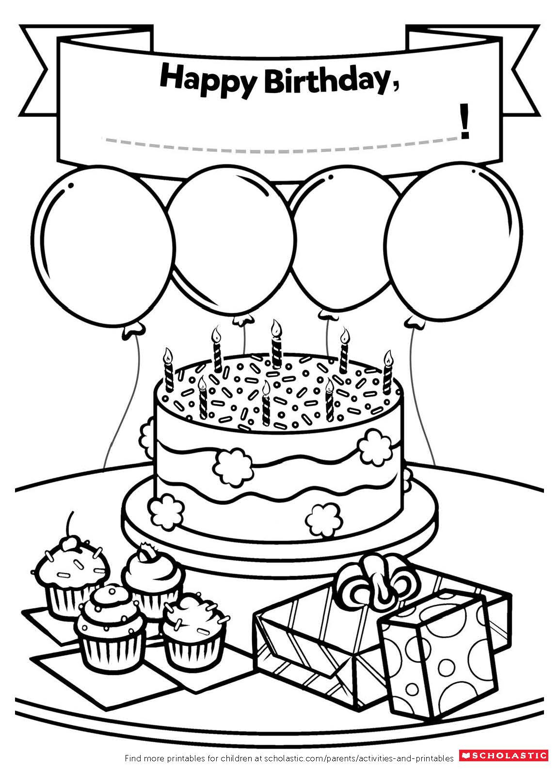 Free Printable Birthday Cards For Kids
 A Homemade Birthday Card