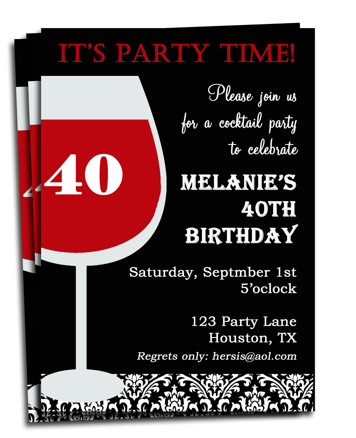 Free Printable Birthday Invitations For Adults
 Adult Birthday Invitation Printable Personalized for your