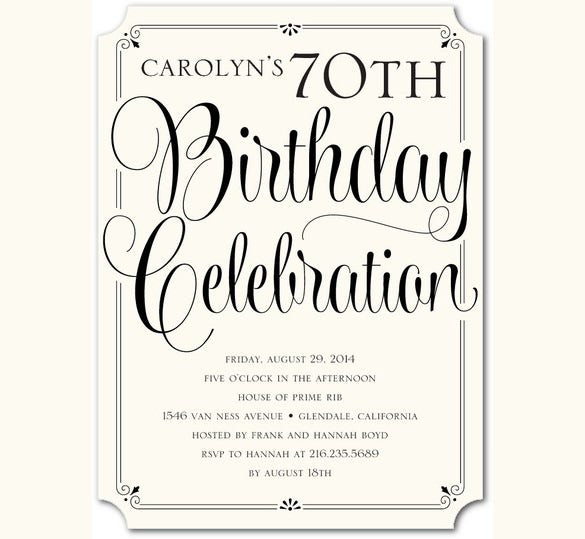 Free Printable Birthday Invitations For Adults
 40 Adult Birthday Invitation Templates PSD AI Word