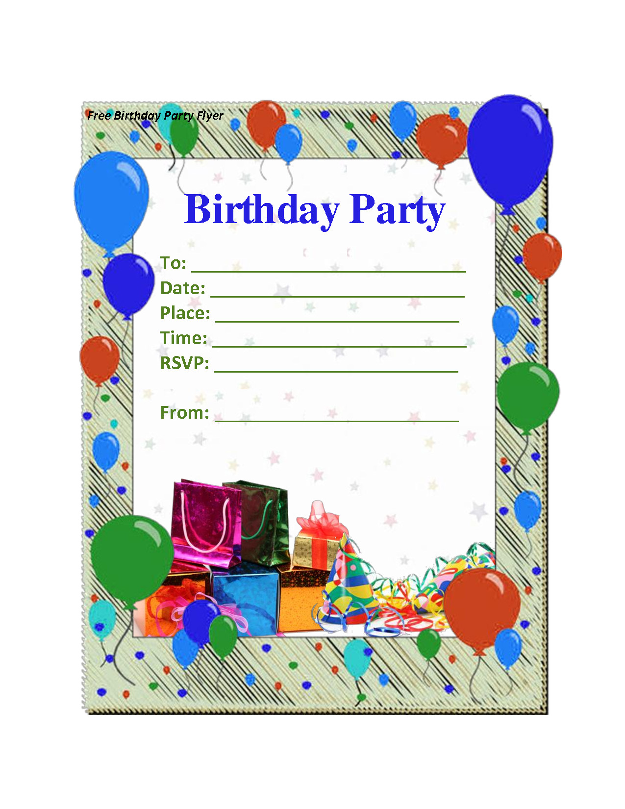 Free Printable Birthday Invitations For Adults
 Free Birthday Invitations Printables