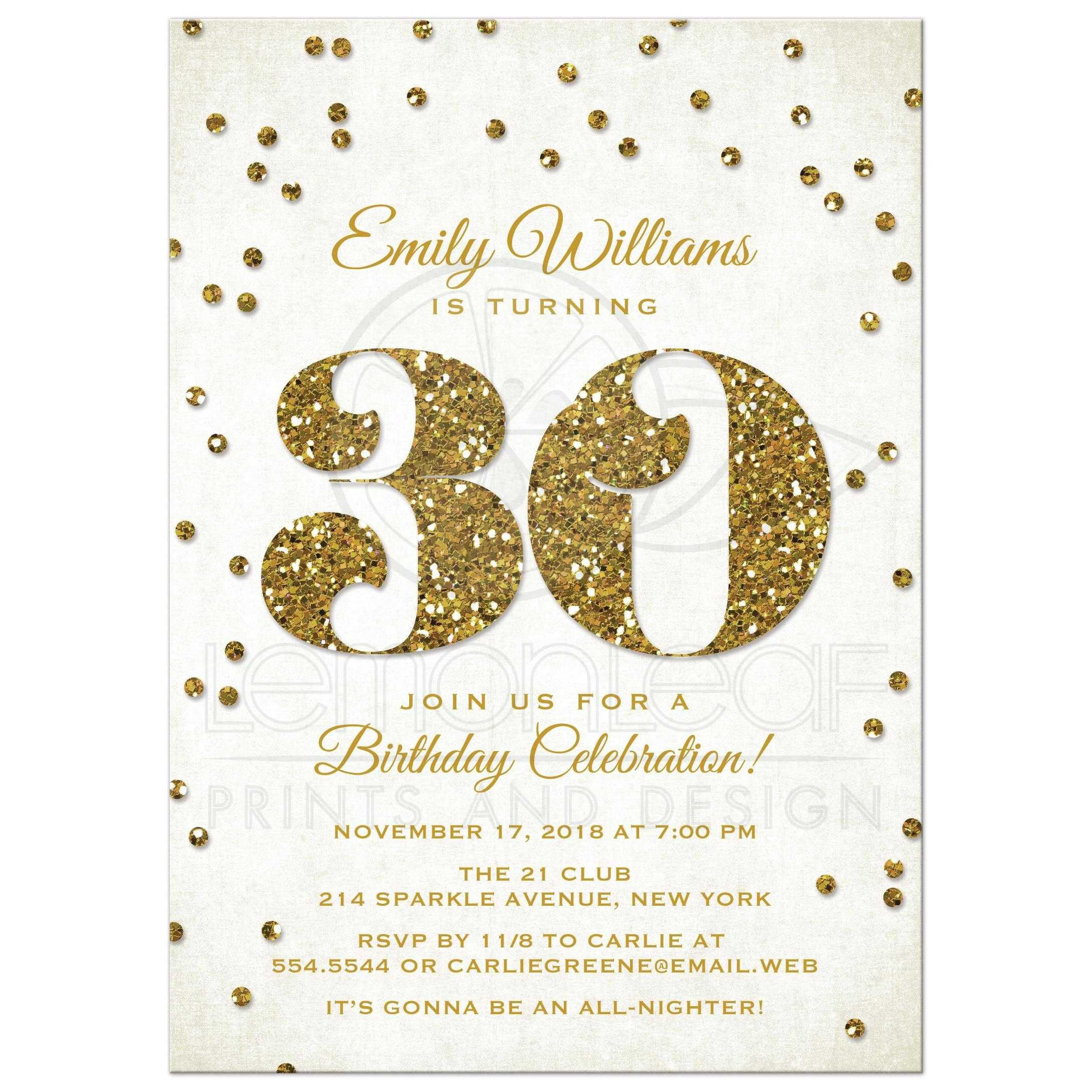 Free Printable Birthday Invitations For Adults
 adult birthday invitation 30th birthday invitations