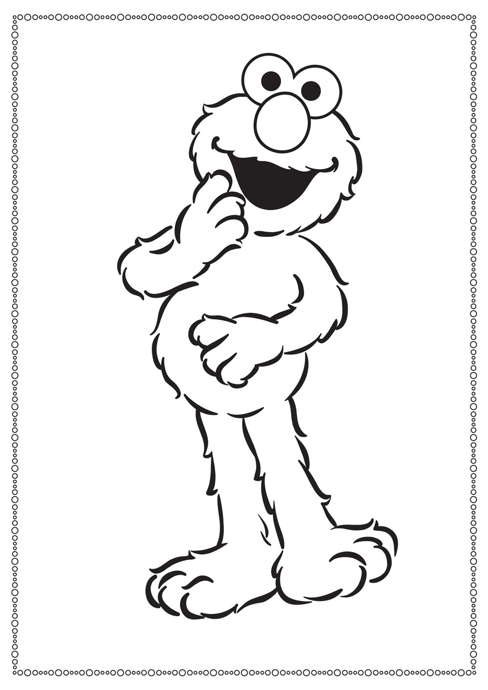 Free Printable Kids Coloring Pages
 Free Printable Elmo Coloring Pages For Kids