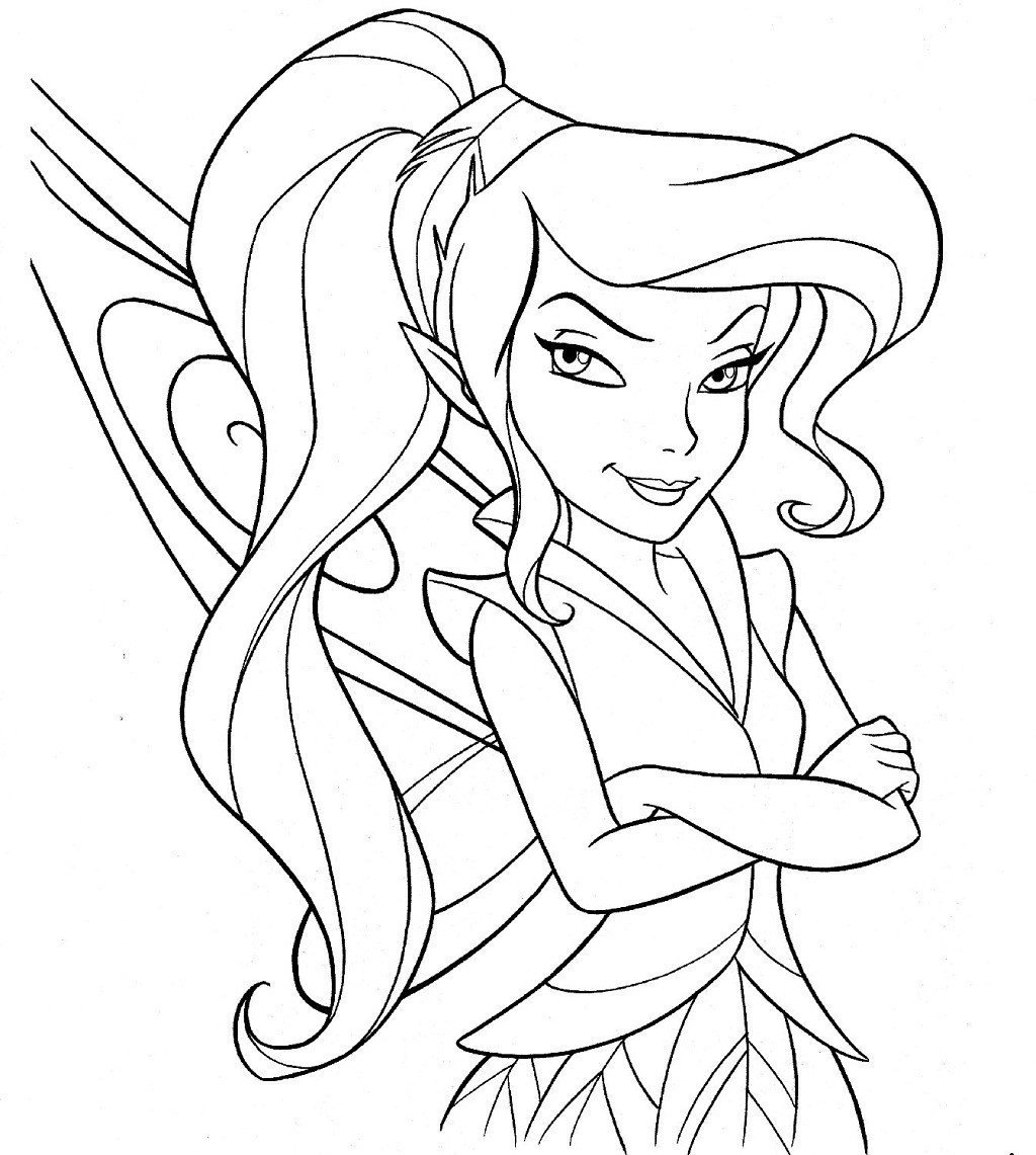 Free Printable Kids Coloring Pages
 Free Printable Disney Fairies Coloring Pages For Kids