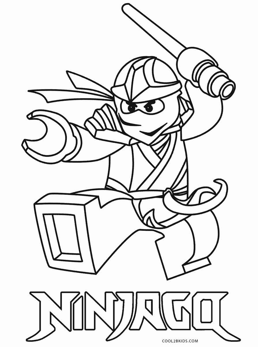 Free Printable Kids Coloring Pages
 Free Printable Ninjago Coloring Pages For Kids