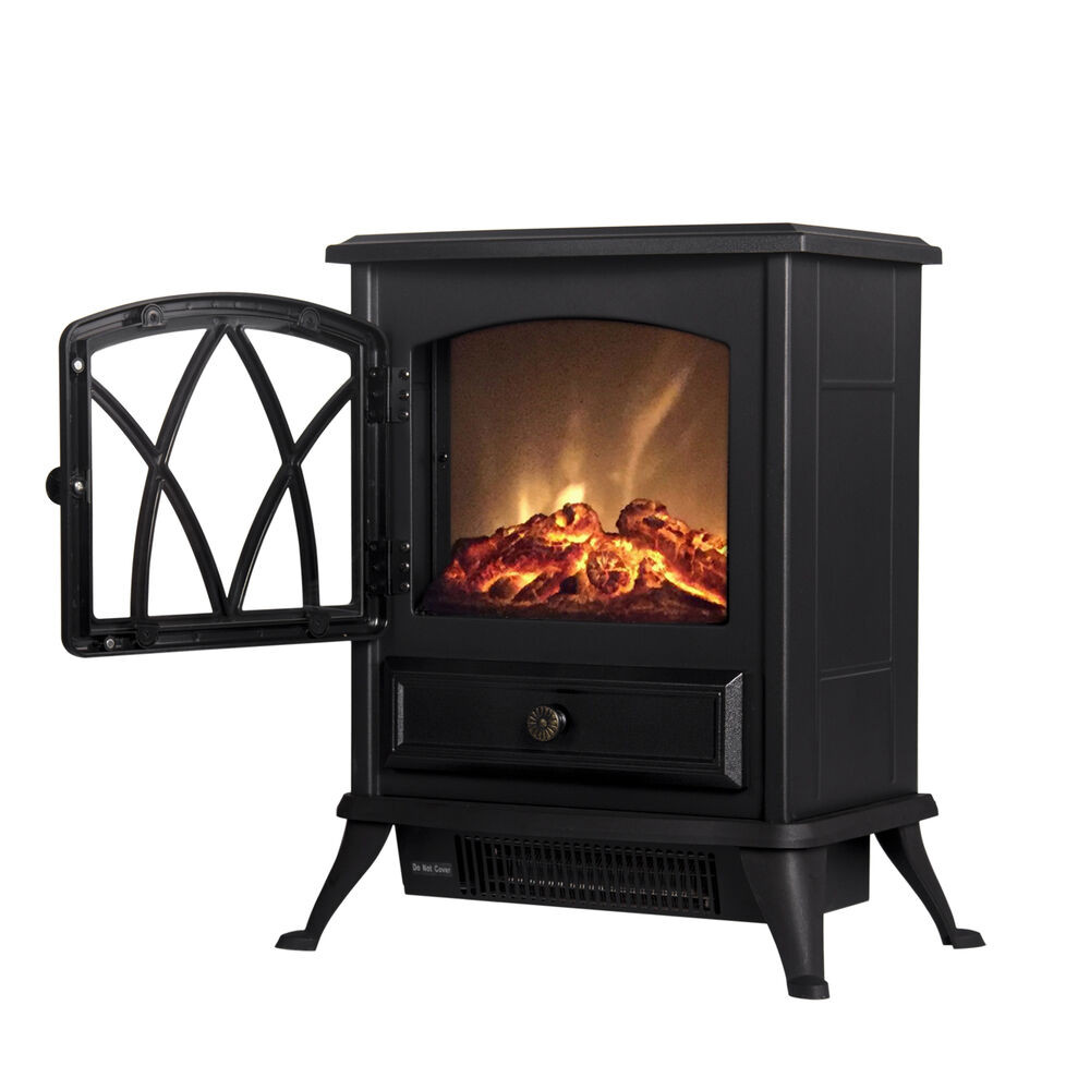 Free Standing Electric Fireplace
 New Free Standing 1500W Portable Electric Fireplace