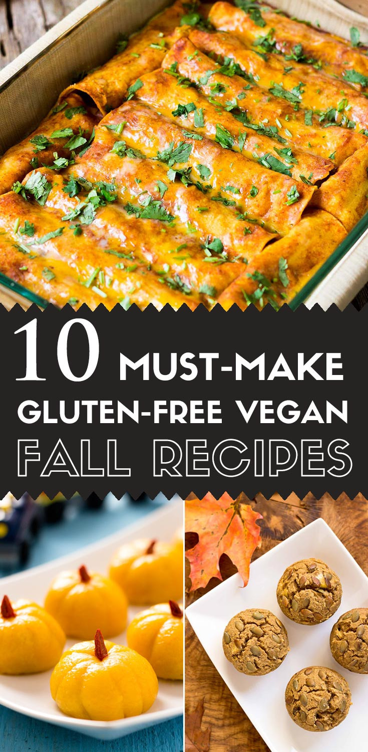 Free Vegan Recipes
 10 Must Make Gluten free Vegan Fall Recipes