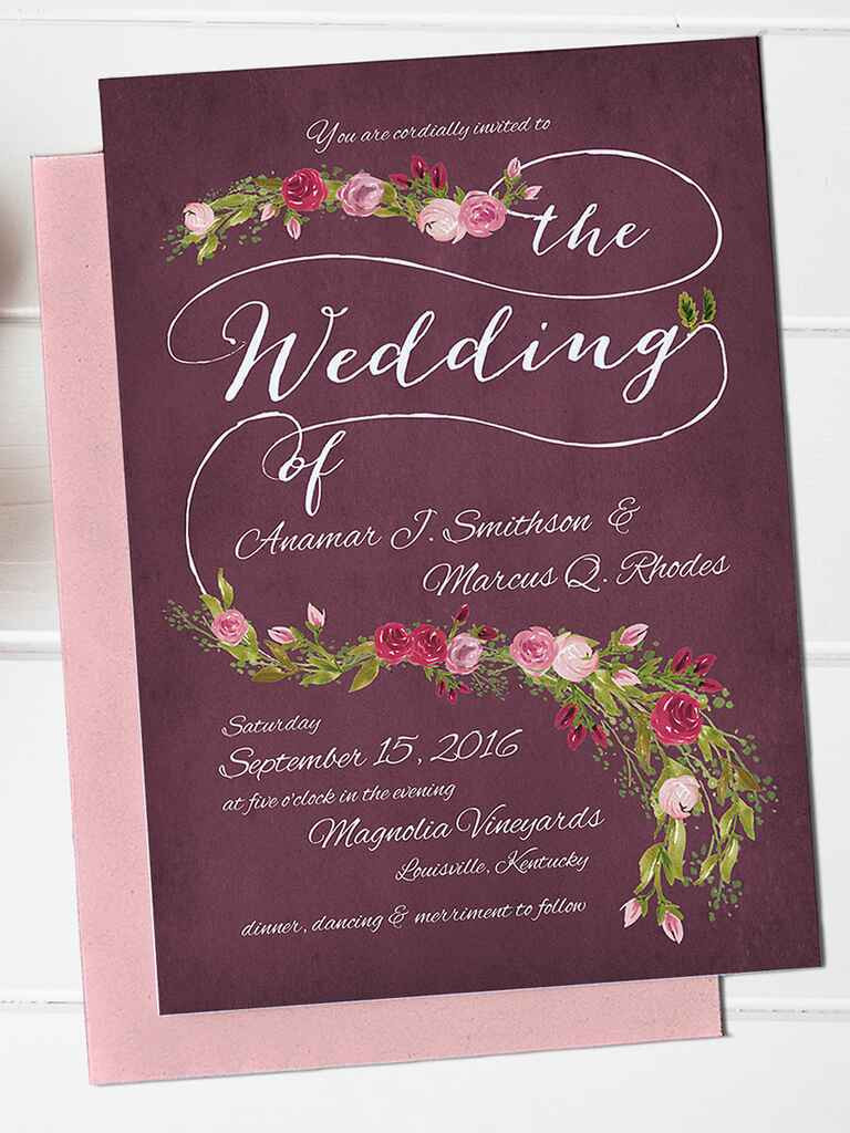 Free Wedding Invitation Samples
 16 Printable Wedding Invitation Templates You Can DIY