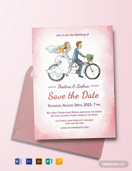 Free Wedding Invitation Samples
 39 FREE Wedding Invitation Templates Word