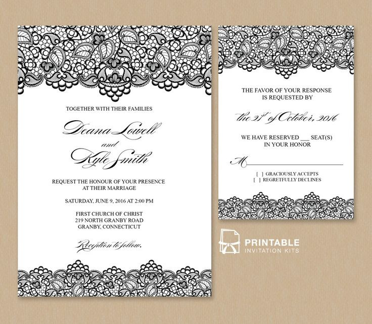 Free Wedding Invitation Samples
 201 best images about Wedding Invitation Templates free