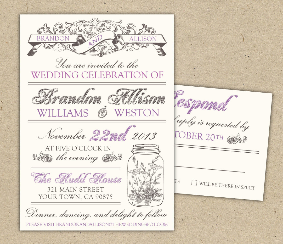 Free Wedding Invites
 Free Printable Wedding Invitation Templates