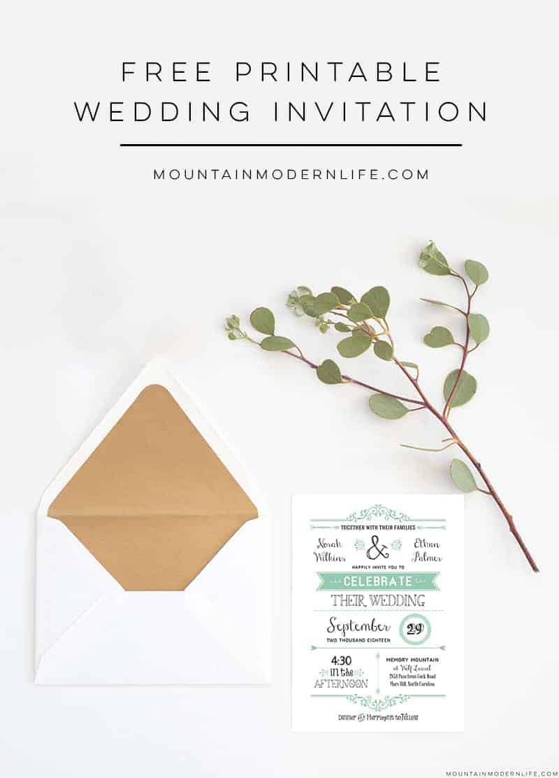 Free Wedding Invites
 FREE Wedding Invitation Template