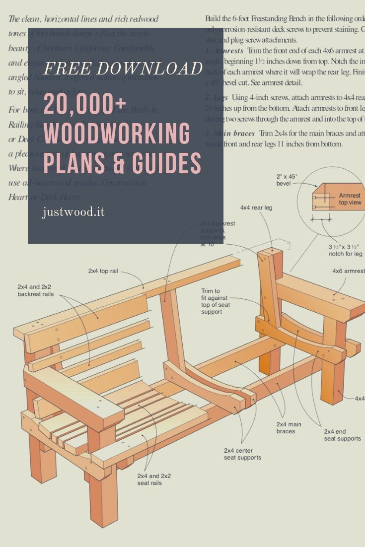Free Woodworking Plans &amp; DIY Projects Pdf
 Access more than 2 000 FREE woodworking PDF plans guides