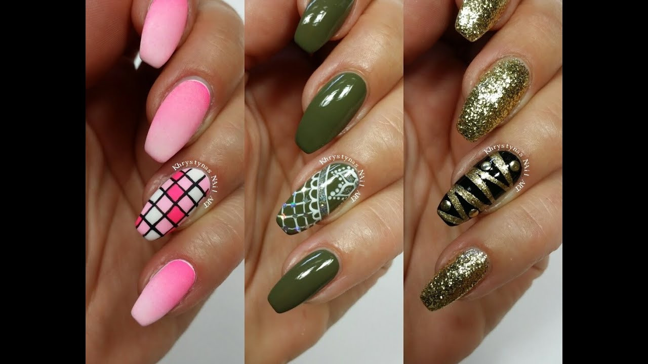Freehand Nail Art
 3 Easy Accent Nail Ideas Freehand 8 Khrystynas Nail Art