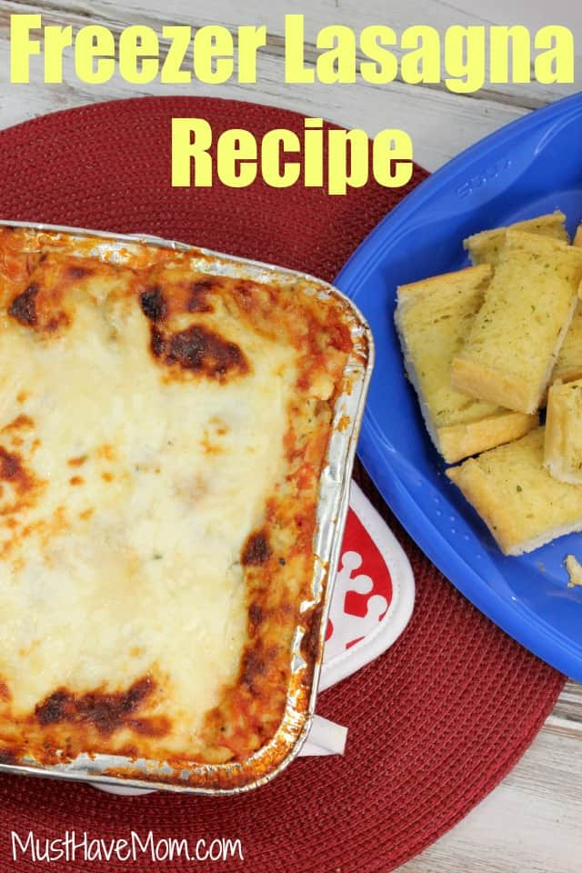 Freezer Lasagna Recipe
 Easy Freezer Lasagna Recipe Make Ahead And Freeze