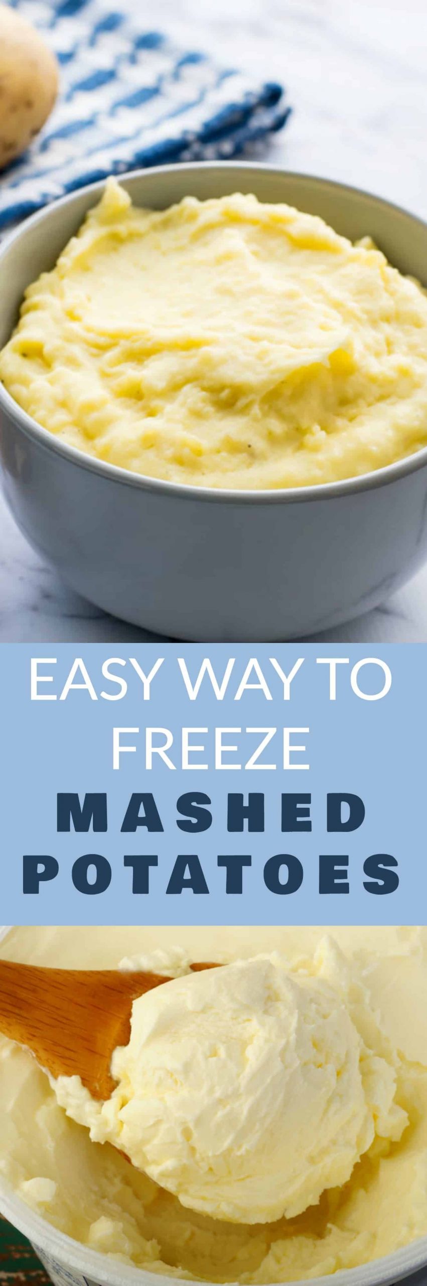 Freezer Mashed Potatoes
 Easy Way to Freeze Mashed Potatoes Brooklyn Farm Girl