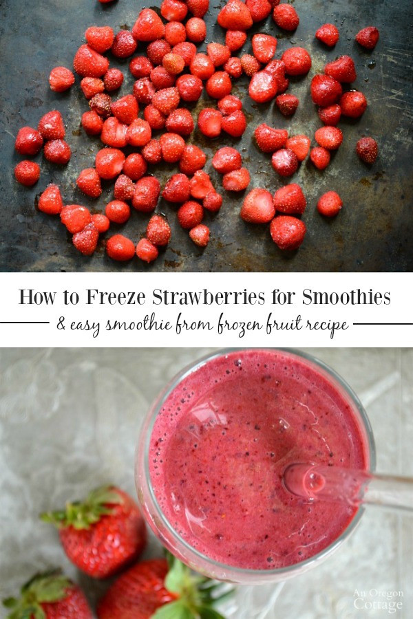Freezing Fruit For Smoothies
 Freezing Strawberries For Smoothies & Easy Berry Smoothie