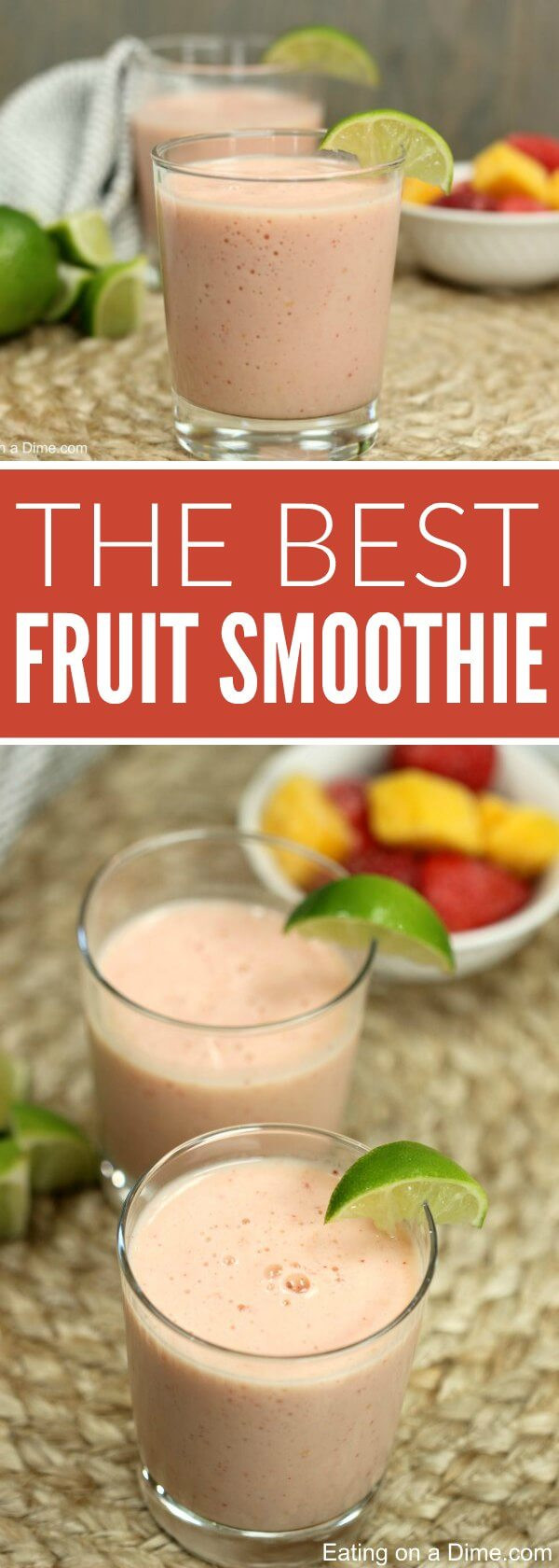 Freezing Fruit For Smoothies
 Easy Frozen Fruit Smoothie Recipe healthy smoothie recipe
