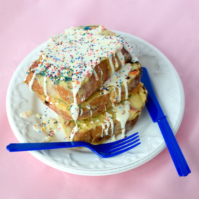 French Birthday Cake
 Cake Batter French Toast Recipe