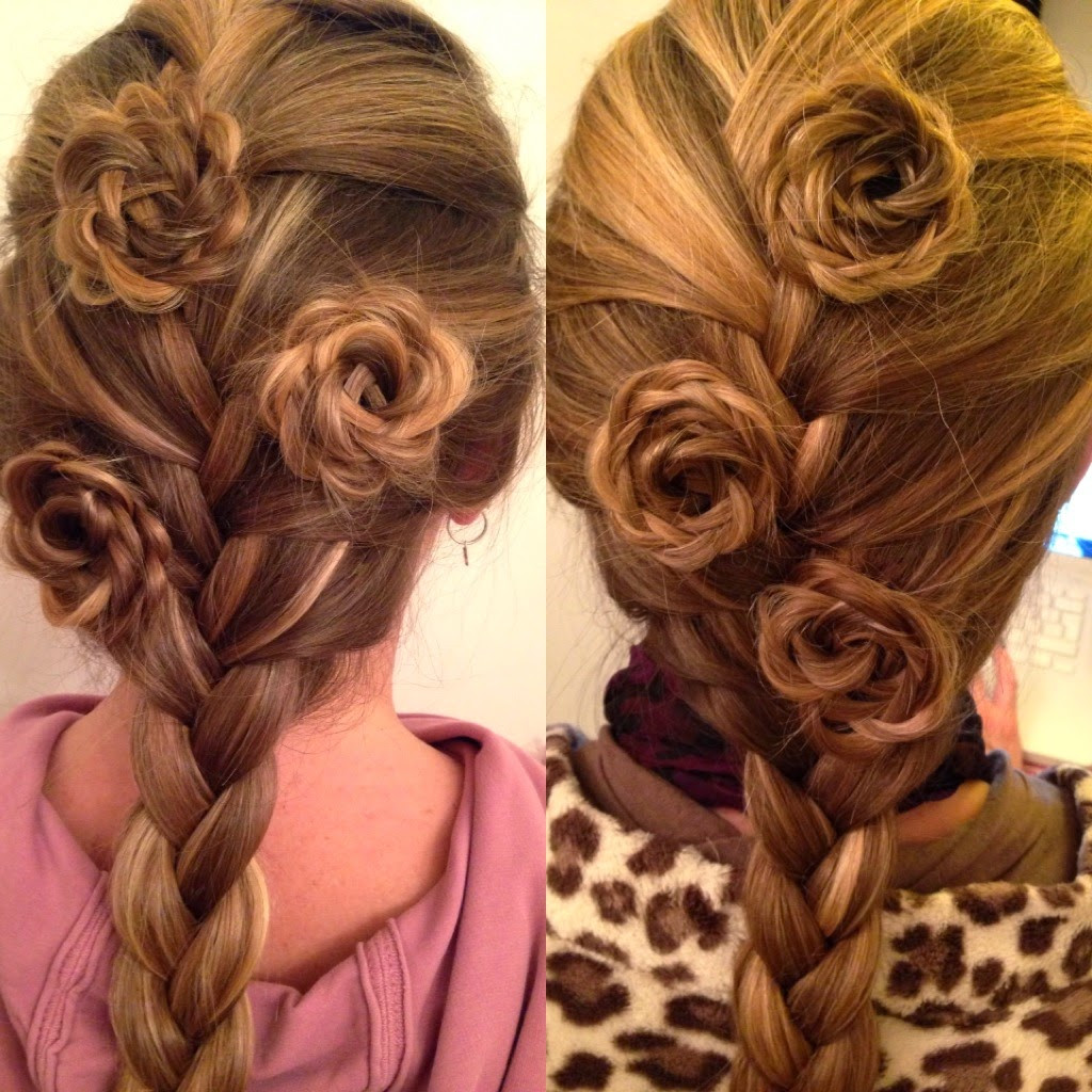 French Braid Hairstyles
 Hair Styles by Liberty French Braid Rosettes