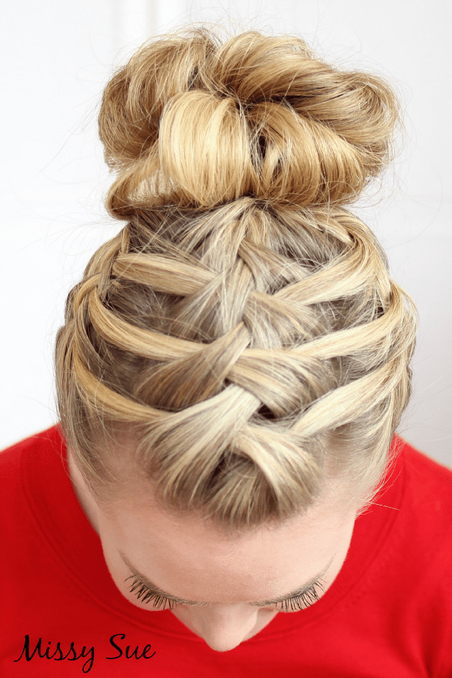 French Braid Hairstyles
 Braid 14 Triple French Braid Double Waterfall