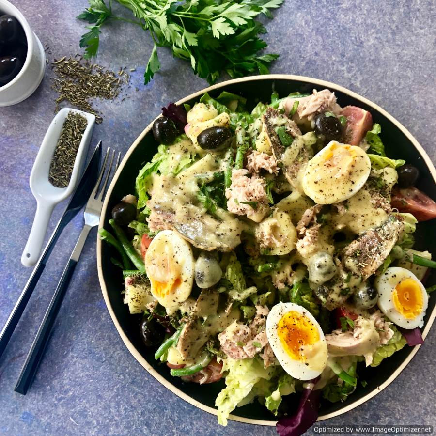 French Salad Recipes Julia Child
 Julia Child s French Nicoise Salad Inabox